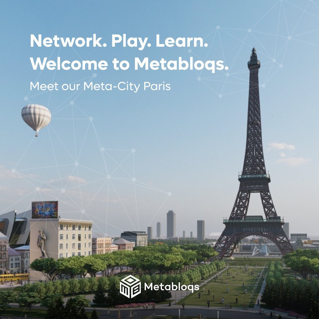 Airdrop: Metabloqs
Prize Pool: 50,000 NFT Mystery Boxes + $25,000 worth of XDC

Airdrop page: t.me/airdropbep20to…

Go to Metabloqs website, click on "Join Now" button and submit your e-mail.
#metabloqs #Airdrop #NFTs #Giveaways #cryptocurrency