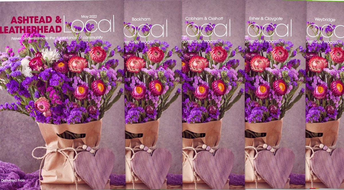LookLocalMags's tweet image. Our May 2022 issue's are out being delivered, but you can go and check them out online now by visiting our website: looklocalmagazine.co.uk #Ashtead #Leatherhead #Bookham #Cobham #Claygate #Esher #Oxshott #Weybridge #LocalEvents