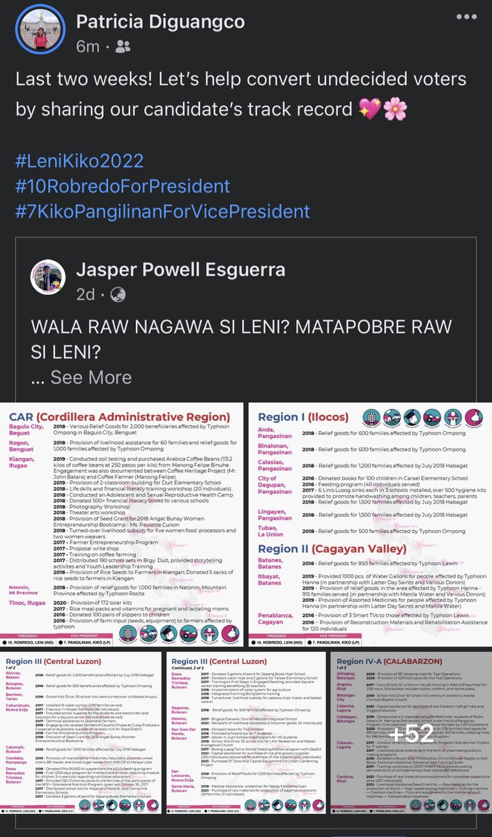 patdiguangco's tweet image. Hahahahaha kakapagod na. Manalo ka na please VP @lenirobredo 💖🌸😂

#LeniKiko2022
#10RobredoForPresident
#7KikoPangilinanForVicePresident