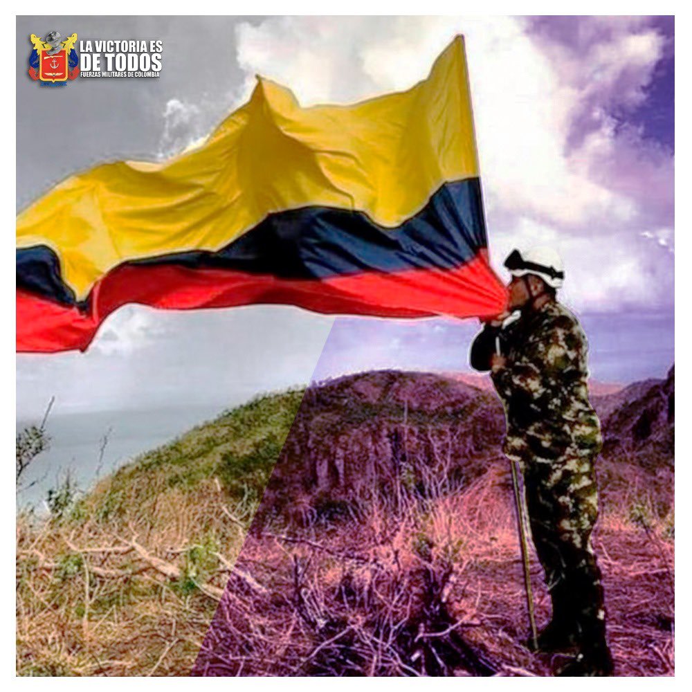 ¿Quiénes estamos con nuestro @COL_EJERCITO? La gran mayoría porque sabemos de su esfuerzo, entrega y amor por cada uno de sus compatriotas.

#PatriaHonorLealtad 🇨🇴