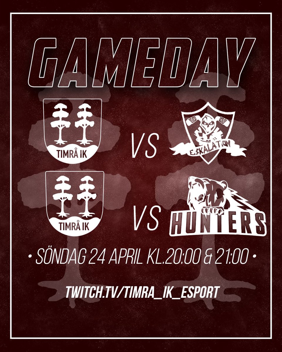 Ikväll är det återigen ett dubbelmöte! Sändningen hittar ni på länken i beskrivningen! #timraik #timraikesport