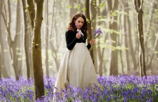 Liana___K's tweet photo. The Belgian Hallerbos blue forest
Sanditon’s blue forest and beautiful Charlotte 💜💜 https://t.co/F5vbNz828s