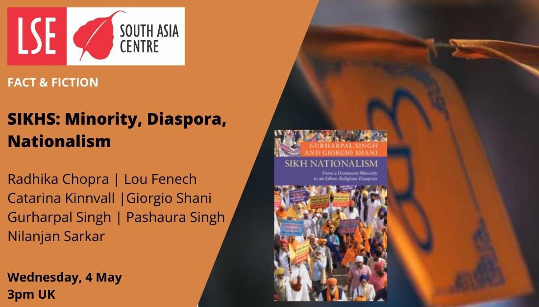 Join us for our first event in Summer Term: a Roundtable on Sikh identity & nationalism in India & abroad.

📆 Wed, 4 May 22
⏰ 3pm 🇬🇧 
✅ Reg. FREE tinyurl.com/5yhjd5wf

@FenechLou @northerniowa @GiorgioShani @ICU_JP @pol_LU @lunduniversity @SOASHistory @UCR_religion