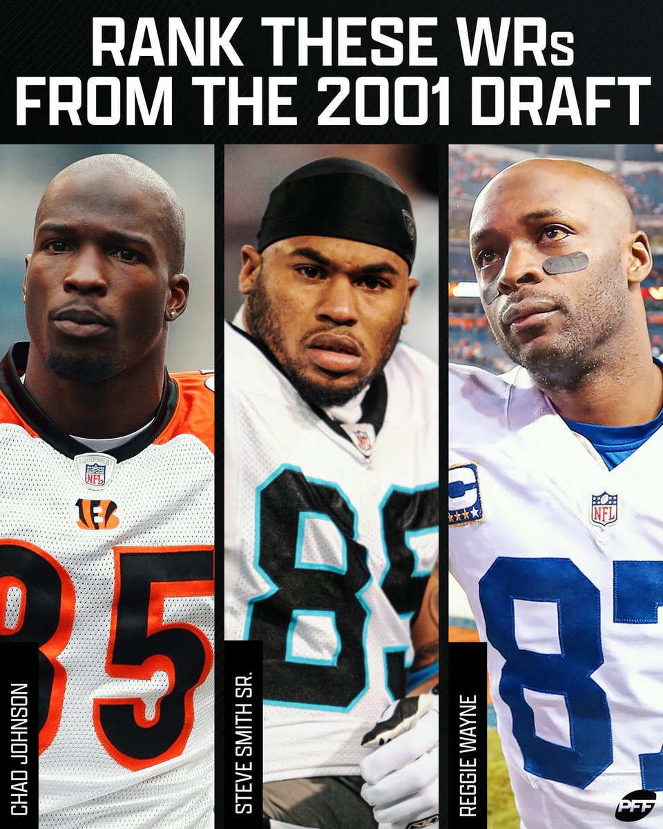 Rank these WRs from the 2001 Draft ⬇️