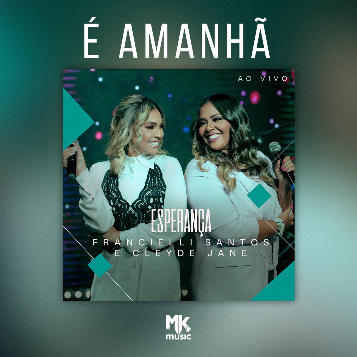 #SeLiga! A partir de meia-noite, o Single "Esperança",  gravado Ao Vivo, da querida <a href="/Francielli_Snts/">Francielli Santos</a> com <a href="/CleydeJane/">Cleyde Jane</a>, chega a todas as plataformas digitais. Confira e #ContaPraTodoMundo⁣⁣ 😉
⁣⁣
OUÇA/SIGA: mkmusic.mk/franciellisant…⁣

 #FrancielliSantos #CleydeJane
