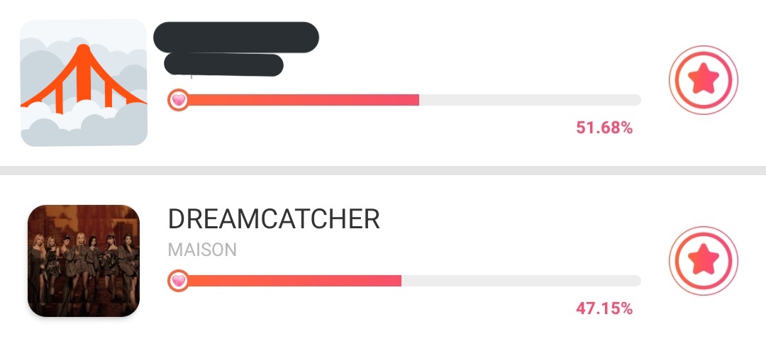 [STARPLANET]

🚨 LAST DAY 🚨

🗳:api.starpass.co.kr/web/applink.do…
📊: 2nd place
📆: April 25 at 2pm (KST)

‼️Create as many accounts as possible! New accounts get 100 jelly!

🚨: Save 500 jellies for the live voting (100 jelly = 1 live vote)

#Dreamcatcher #드림캐쳐
<a href="/hf_dreamcatcher/">드림캐쳐 Dreamcatcher</a>