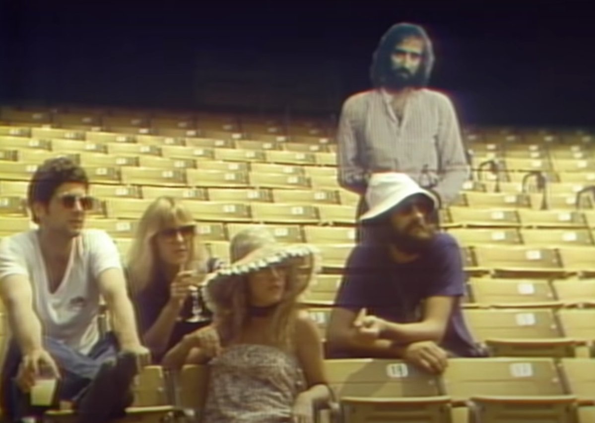 carriecourogen's tweet photo. Moment of appreciation for Christine McVie carrying an always-full glass of white wine around Dodger Stadium while recording Tusk in 1979 https://t.co/oCg572lL8A