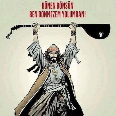 'İt ürür kervan yürür' Hafta şaşmıyor gün aşmıyor Alevilere saldırıyorsunuz.! Siz de haklısınız biz Aleviler bu Ülkenin aydın Yüzleriyiz. Kininizde boğulun.! Ne yaparsanız yapın yolumuzdan dönmeyeceğiz.✌ #Alevi ރ