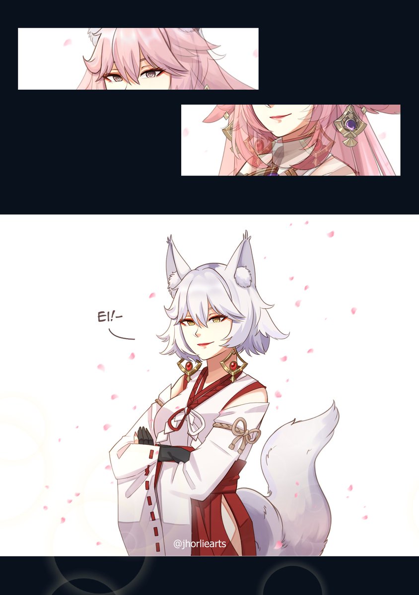 i made this when we all thought miko is a reincarantion of kitsune saiguu. i just wanted to put out the angst here before. 🥹🥹🫶🏼🫶🏼 THIS ONE 🫠🫠 