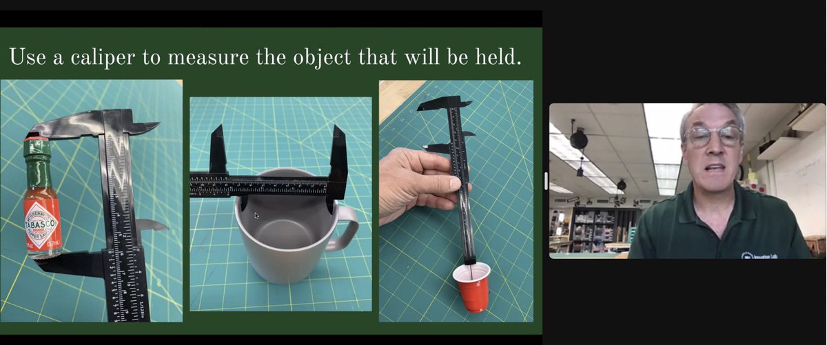 PCInnoInstitute's tweet photo. Real-world application of STEM skills - measuring objects to design and print cup holders, ring holders and more with ⁦⁦@tinkercad⁩ at the ⁦#PCInnoInstitute #STEM https://t.co/iOoy2FePHX