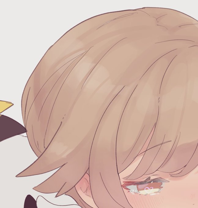 髪を塗りました 