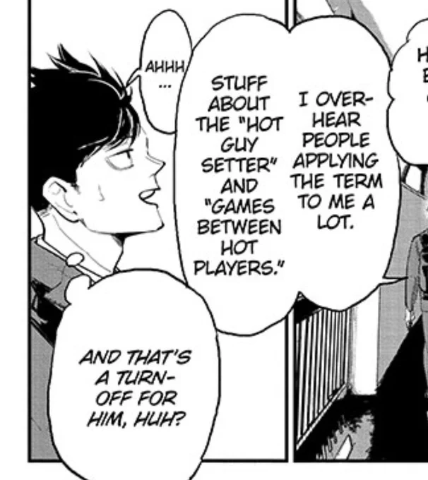 I absolutely agree with Kageyama on this, real pro-players don't mind it because it's one of the many ways that attracts people to know about volleyball and eventuall love the sport 😭 