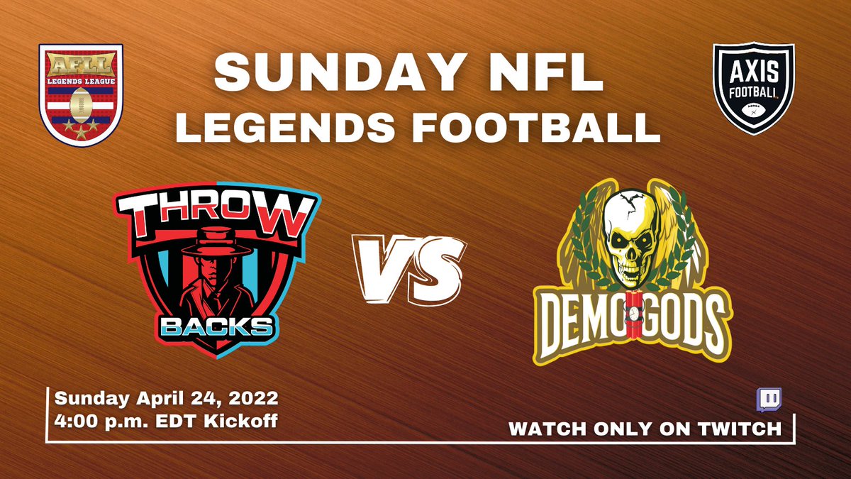 American Football Legends League tweet media