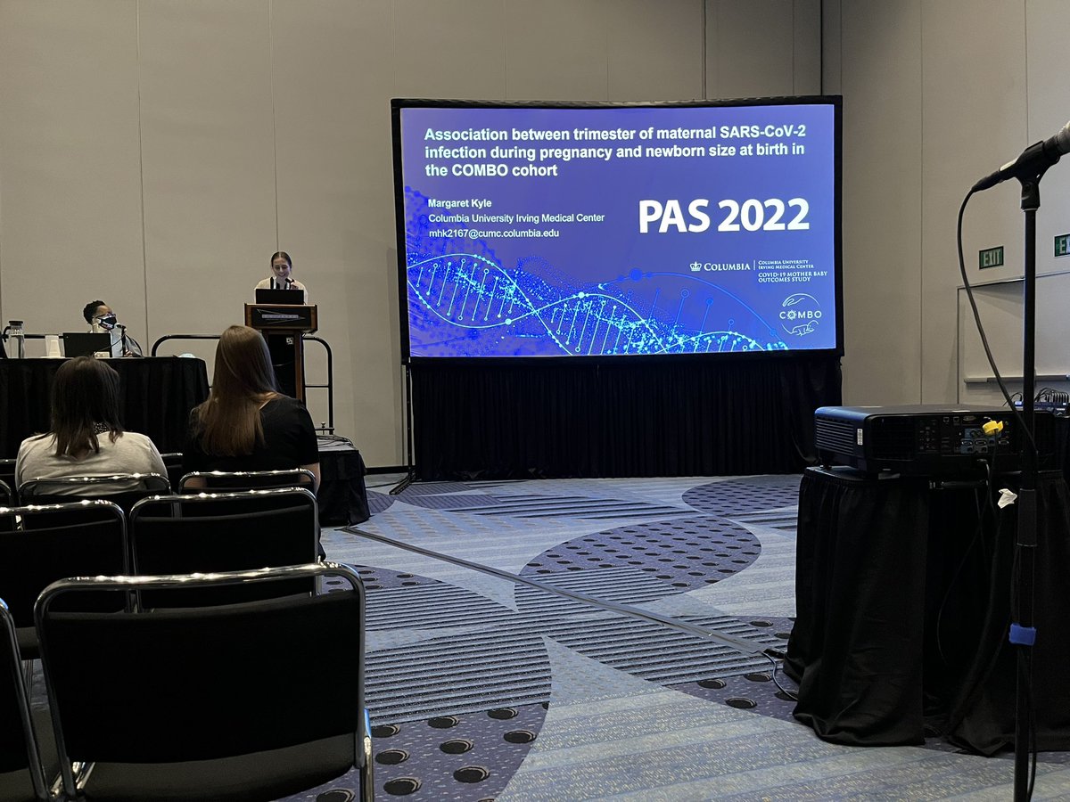 Congratulations to our brilliant research coordinator <a href="/maggiehkyle/">Maggie Kyle</a> on an amazing presentation at #PAS2022 <a href="/theDOORlab/">Dani Dumitriu, MD, PhD</a> <a href="/KidsAtColumbia/">Columbia Children's Health</a>