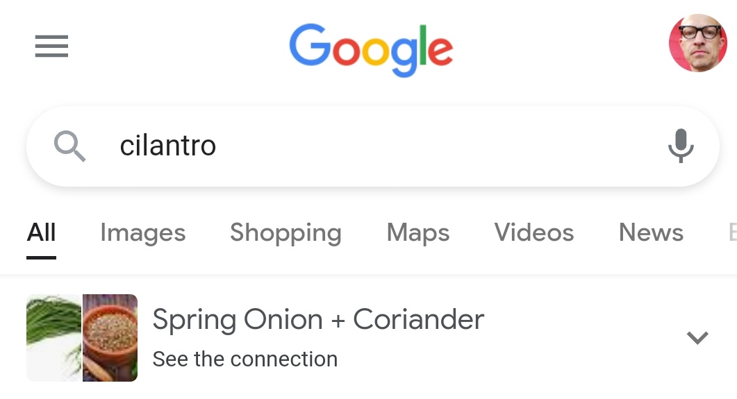 #spooky ? or just one other thing Google does with my search and forgot to tell me?