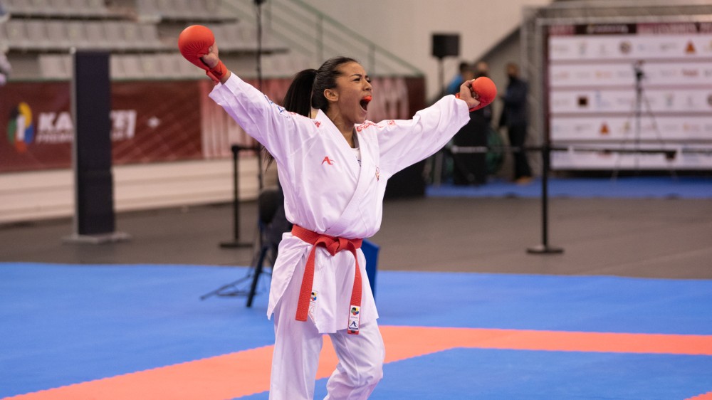 worldkarate_wkf's tweet photo. Meet the first winners of #Karate1Matosinhos!
FEMALE KATA
🥇 Kiyou Shimizu 🇯🇵
FEMALE -50KG
🥇 Yorgelis Salazar 🇻🇪
MALE -60KG
🥇Christos-Stefanos Xenos 🇬🇷
FEMALE -55KG
🥇Anzhelika Terliuga 🇺🇦 https://t.co/lesjohdU81