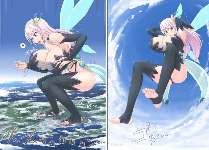 ギガレオナまとめ～!どんだけ巨大妖精好きなんだっていう。フルサイズはPixiv見てくれ!

#巨大娘 #giantess #sizetwitter 