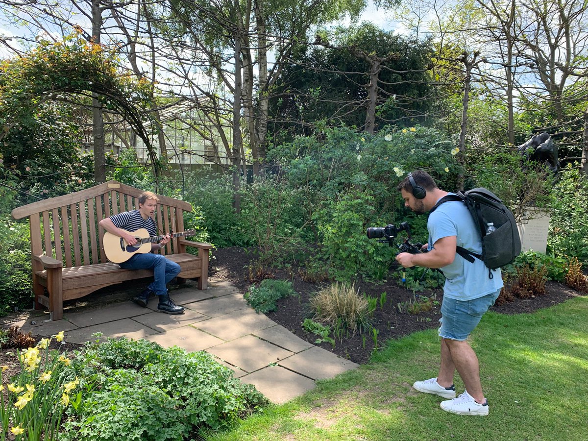danielletarento's tweet photo. Behind the scenes at the video shoot for the next song we’re releasing from THE LION by @BenjaminScheuer. And what a beautiful day for it it was. It’s the first time I’ve heard Max sing this particular song &amp; it made me cry. You’re in for such a treat. Out next week.📹 Jake Waby https://t.co/GPaGt0j2Bd