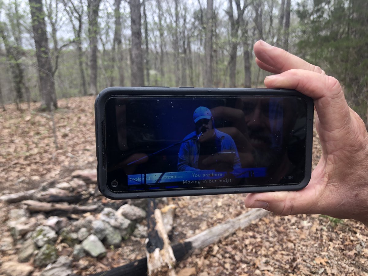 DerekVreeland's tweet photo. Word of Life Church is streaming everywhere…even in the woods.
#worship #church #onlinechurch #ozark_trail #ontheot #courtoissection #hike #hiking #missourihiking #backpacking #ozarks #trails #ontrail #nature #outdoors https://t.co/KAJrkOiRlY