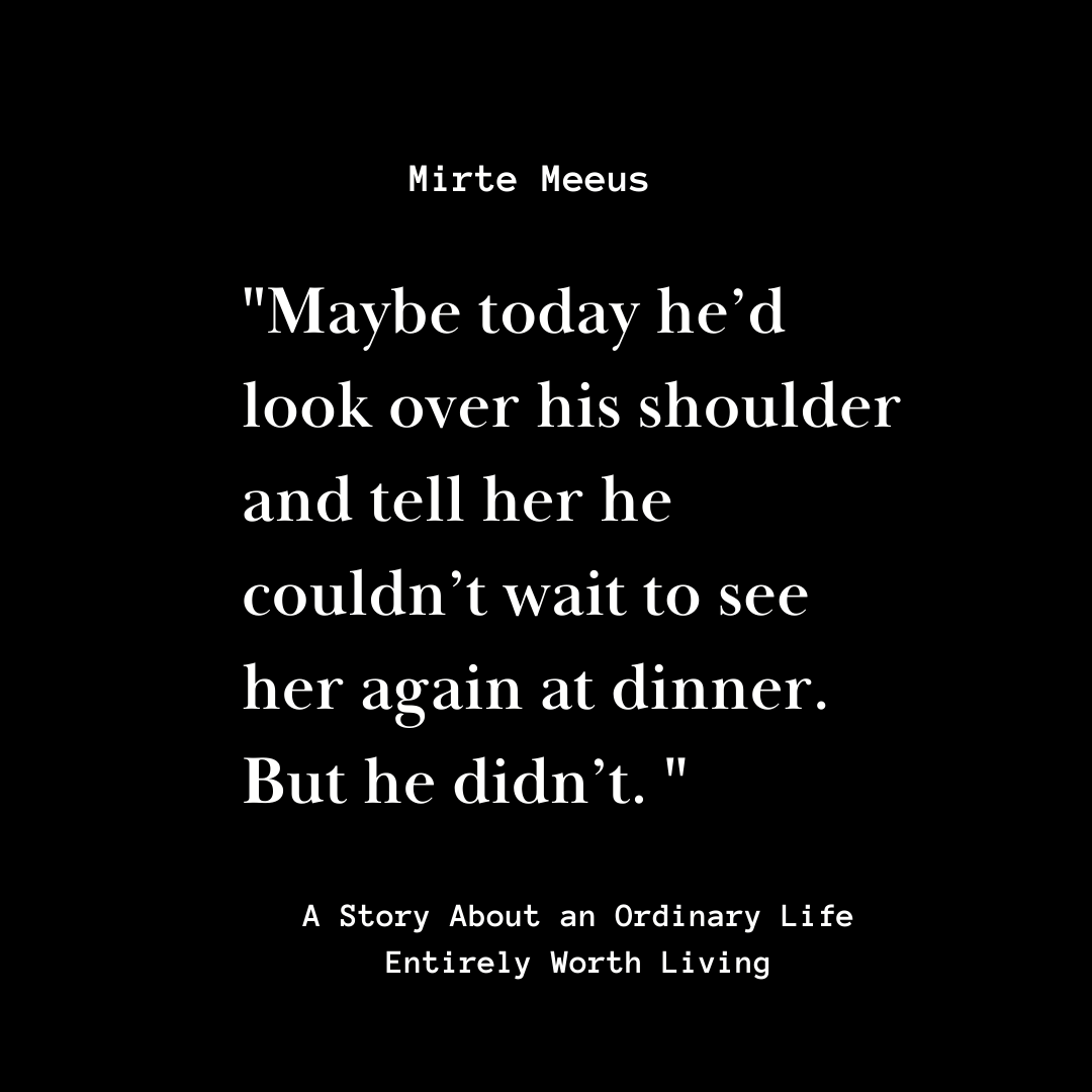 anthology_mmxx's tweet photo. Mirte Meeus' novel 'A Story About an Ordinary Life Entirely Worth Living' explores the nuance between who we think we are and what we think we want, discovering a simple truth: that nobody knows what will happen next. The full excerpt features in mmxx - coming soon! @MirteMeeus https://t.co/9jYxzNcbC8