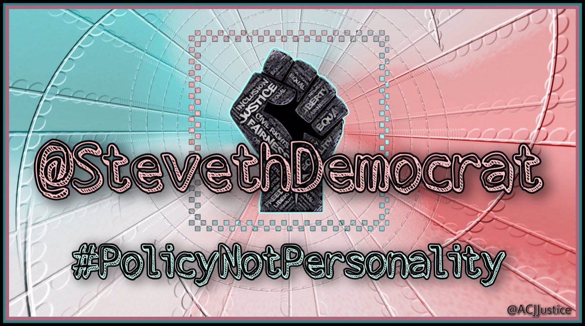 ACJJustice's tweet photo. Let me tell you about @StevethDemocrat & why I follow him & you should too. He is a coordinator for #DemCast & a substance abuse counselor. He has been dealt some hefty, heart-wrenching blows, but has come back stronger & fights every day for justice. #PolicyNotPersonality https://t.co/tuGczKkhY9