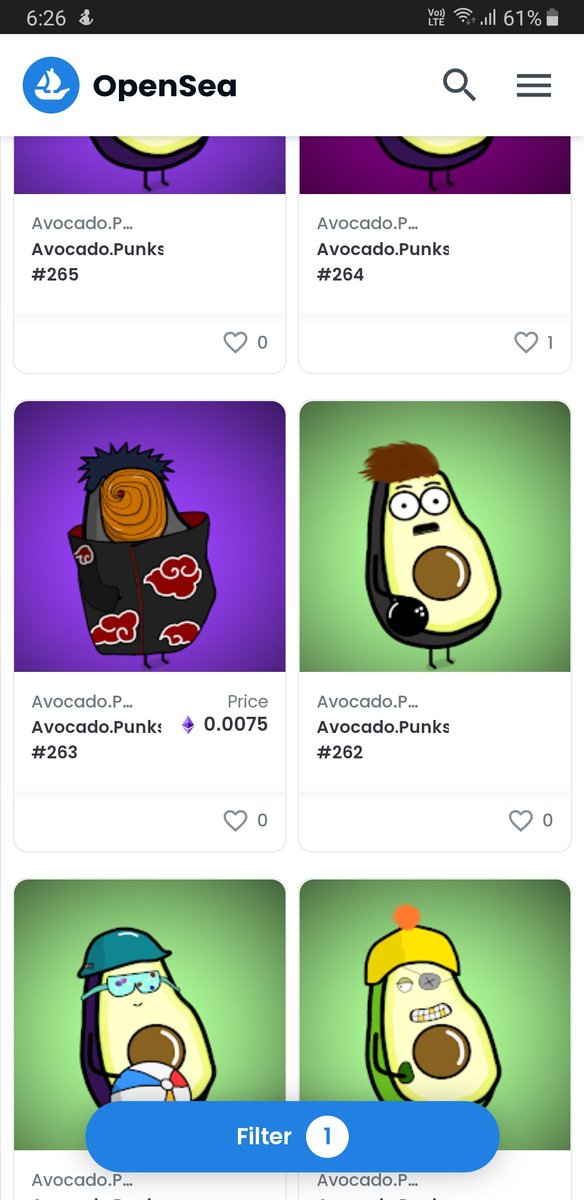 AvocadoPunksNFT's tweet photo. Avocado.Punks .262🥑
Avocado.Punks .263🥑
#NFT #NFTs #NFTCommunity #NFTdrops https://t.co/U41UdJwfn4