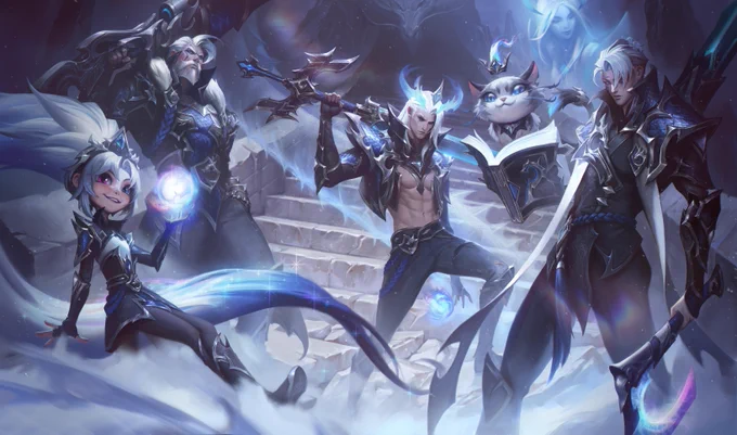 The artist behind the EDG skins splash this year is Bo Chen, he was really excited to make the splash for them. 