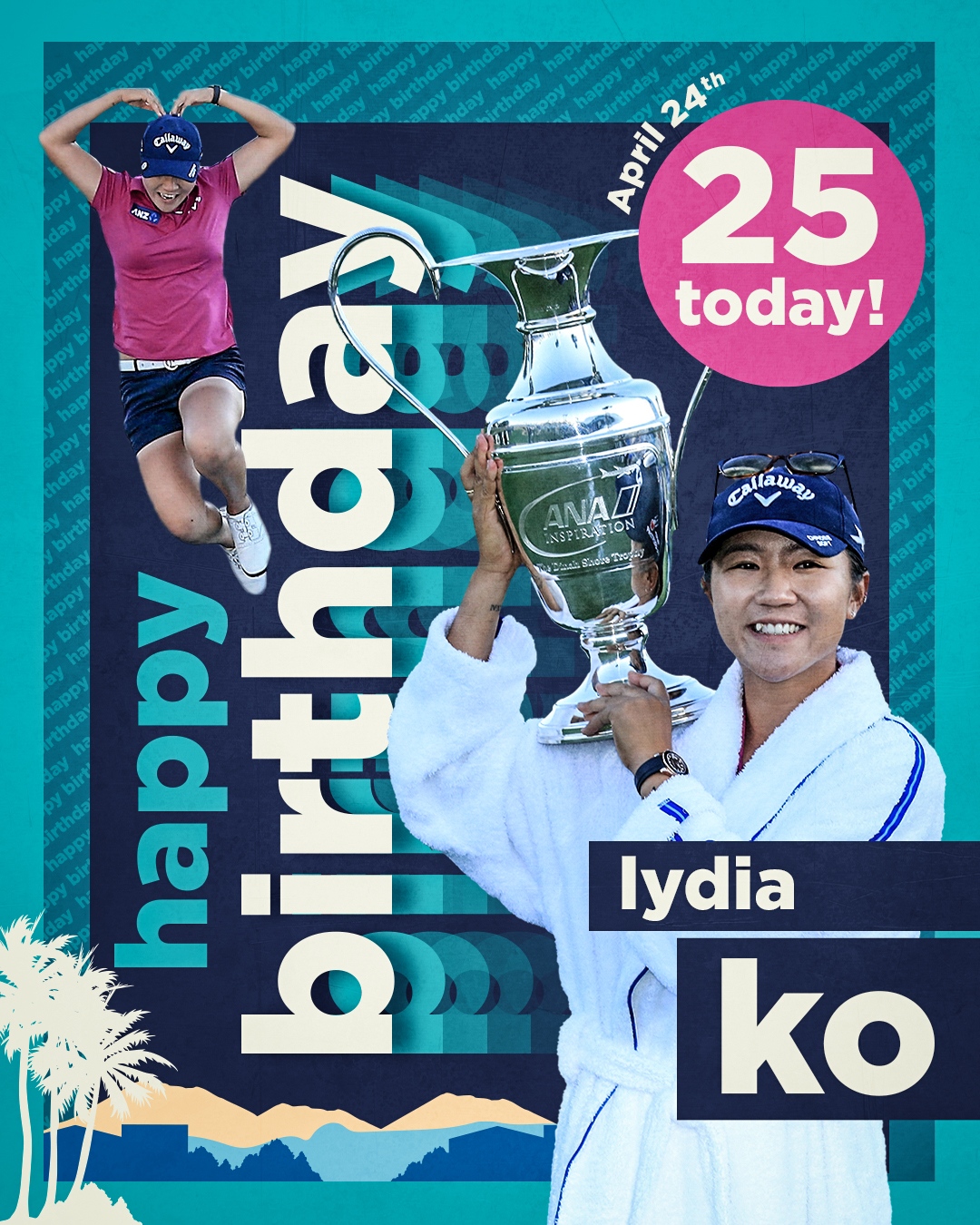 Happy Birthday to our former champion Lydia Ko!  