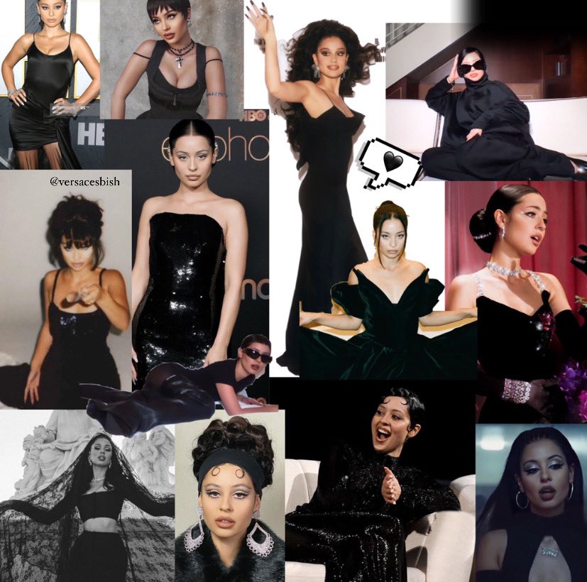 she owns black at this point