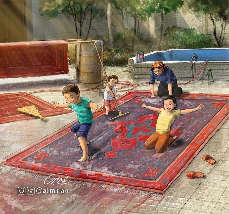 عندكم هالعادة في بيوتكم قبل العيد ؟
ولا تستبدلون القديم كله ؟