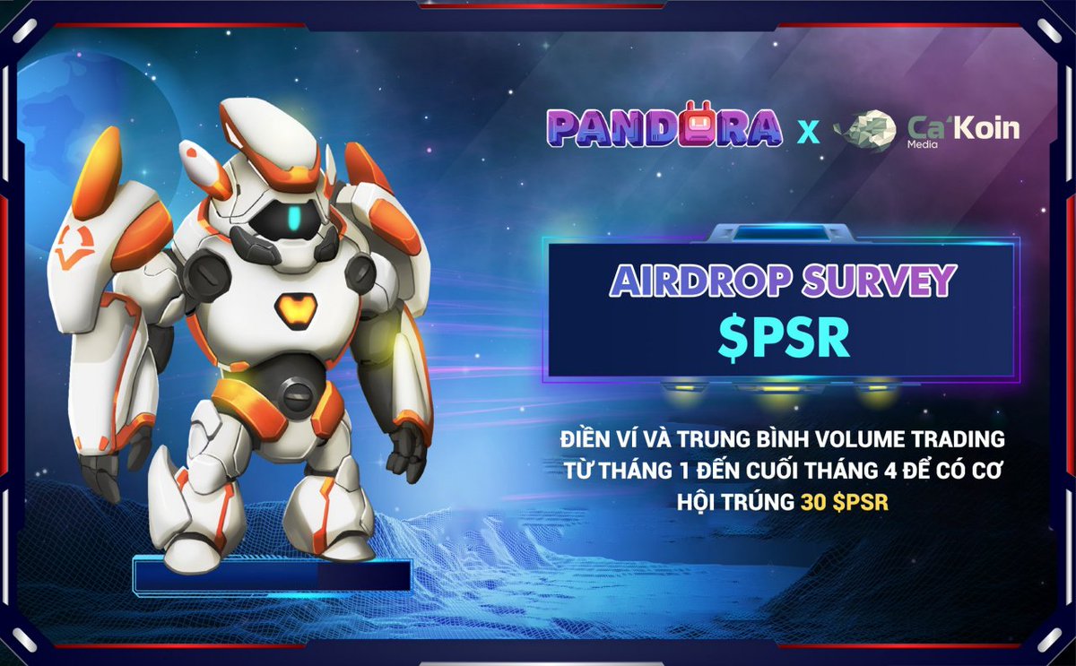 cakoincap's tweet photo. 💥Airdrop event @Pandora_DEX x @cakoinNFT. Up to 1000 slots to receive 30 $PSR airdrop for Cakoin community.
💥Tham gia sự kiện Airdrop của @Pandora_DEX. 1000 suất airdrop để được nhận 30 $PSR cho cộng đồng Cakoin.
https://t.co/UKzSVkY1VS https://t.co/GImqROKZVl