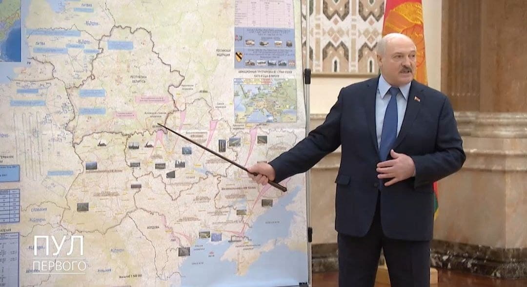 How does Lukashenko get away with such behaviour? By playing an idiot. Here for example he shows how the Special Operation is going "accidentally" disclosing how Ukraine will be divided after the victory(Do we know it's the real plan of partition? Idk. But that's a statement)