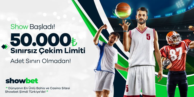 ▶️SHOW başladı ‼️

🏦 5️⃣0️⃣.0️⃣0️⃣0️⃣₺  Sınırsız Çekim Limiti 

🤌 ADET SINIRI OLMADAN 

💚TIKLA KAZANMAYA BAŞLA bit.ly/SHOWBET