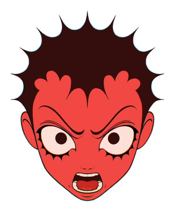 「黒髪 赤肌」のTwitter画像/イラスト(人気順)