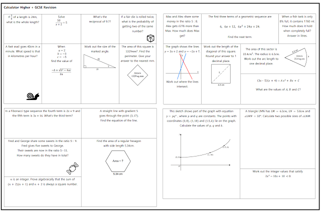 mathsjem's tweet image. If you teach Year 11 maths and have some revision lessons coming up, do check out my collection of GCSE revision resources here: resourceaholic.com/2016/11/gcsema…

Loads to choose from for both F &amp;amp; H tier. 

#mathschat #teammaths