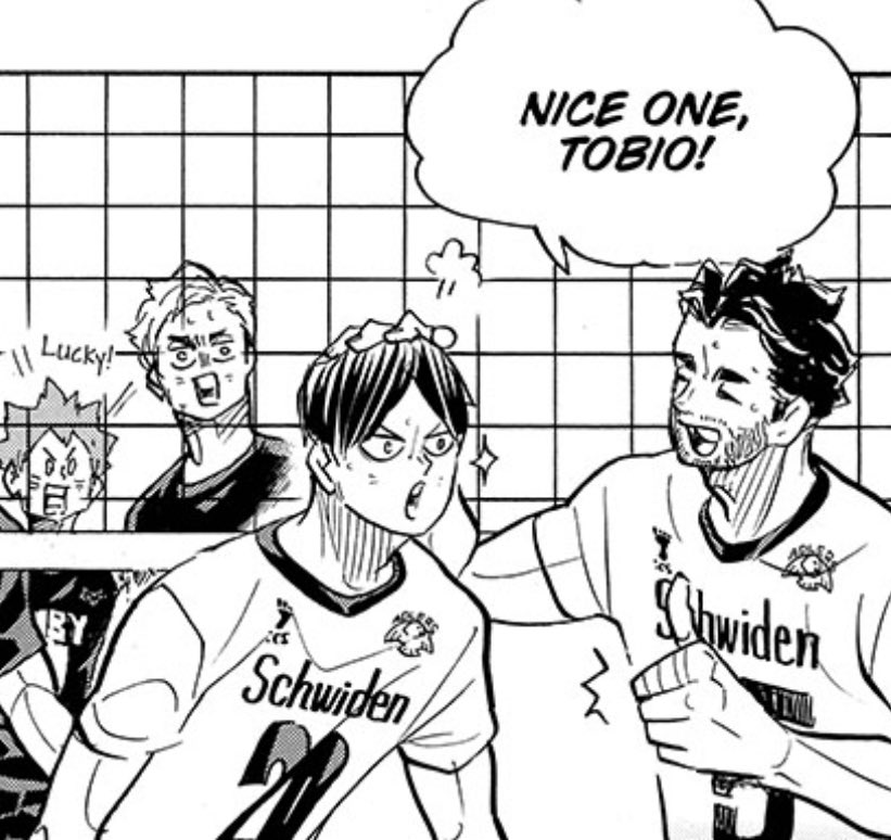 lavendori's tweet photo. i love that every team he’s on, kageyama is the babie of the group https://t.co/52QTn4ntf9