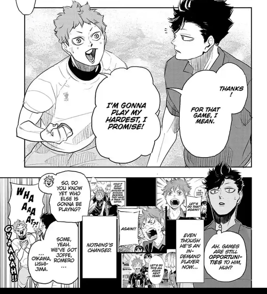 One of many thing i really love about Haikyuu's storytelling is how Furudate sensei use character's monologue or simple conversations to explain their personality to readers!

Also love Zootopia reference 😭✨ 