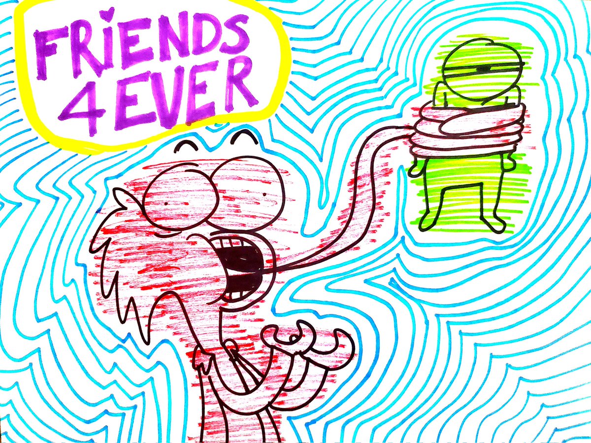 ParadisoPuppet's tweet image. FRIENDS 4EVER!!!
#ParadisoPuppets #PuppetLife #cartoons #puppets #drawings #comics #drawing #draw #sketch #PuppetToons #Friends4ever