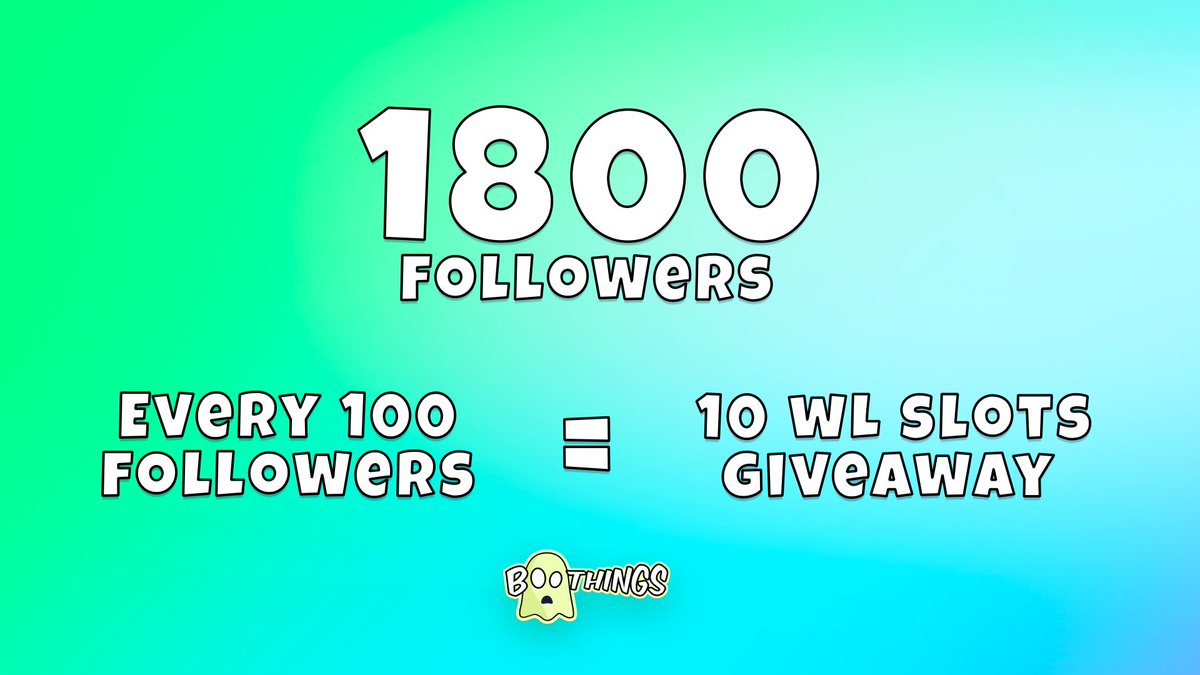 Another 10 winners! ❤️

Let's say congrats to @StijnJansen009 <a href="/trezydereal/">🍞Trezy De'real ⚔️</a> @CarlosA07629252 <a href="/eliass_nft/">Nonfungibledev (Ø,G)</a> @OralieSherman3 <a href="/FergalSpencer8/">Fergal Spencer</a> <a href="/Linhas21643372/">Linhas</a> <a href="/ElwynNorman7/">Elwyn Norman</a> @Bibitayost <a href="/PaulombEth/">paulomb.eth</a> 

Winners, please DM me your ETH addresses to enter the whitelist 👻