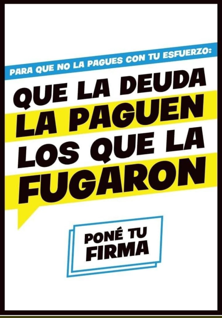 dobleonadaE's tweet image. Se propone crear un fondo para pagar la deuda con el FMI, con el aporte de quienes fugaron dinero al exterior sin declarar.👇🏼