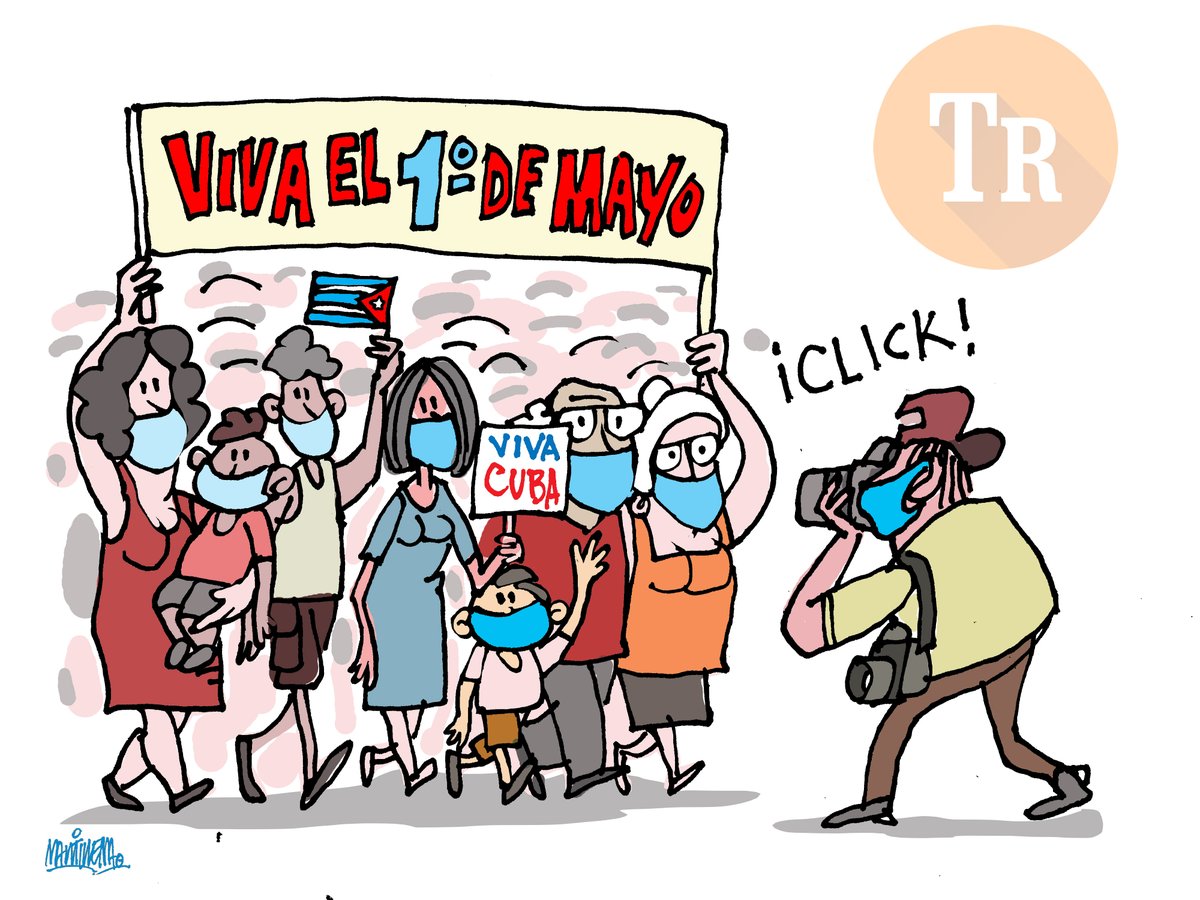 50Trabajadores's tweet photo. #CubaSindical ¿De verdad que alguien se ha creído el  embuste de que un pueblo valiente y rebelde como el de #Cuba puede ser obligado desfilar el #1Mayo y además reír, cantar vivir, trabajar #CubaViveYTrabaja y defender la Revolución con todo? #VamosConTodo https://t.co/3c8cWs6JCE