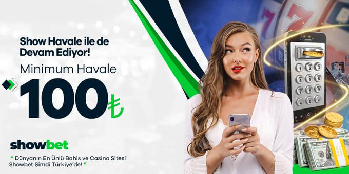 🏦SHOW Havale İle de Devam Ediyor 

✨ Minimum 100₺ Havale Fırsatı İle Kazancına Kazanç Ekleme Fırsatı

💚TIKLA KAZANMAYA BAŞLA bit.ly/SHOWBET