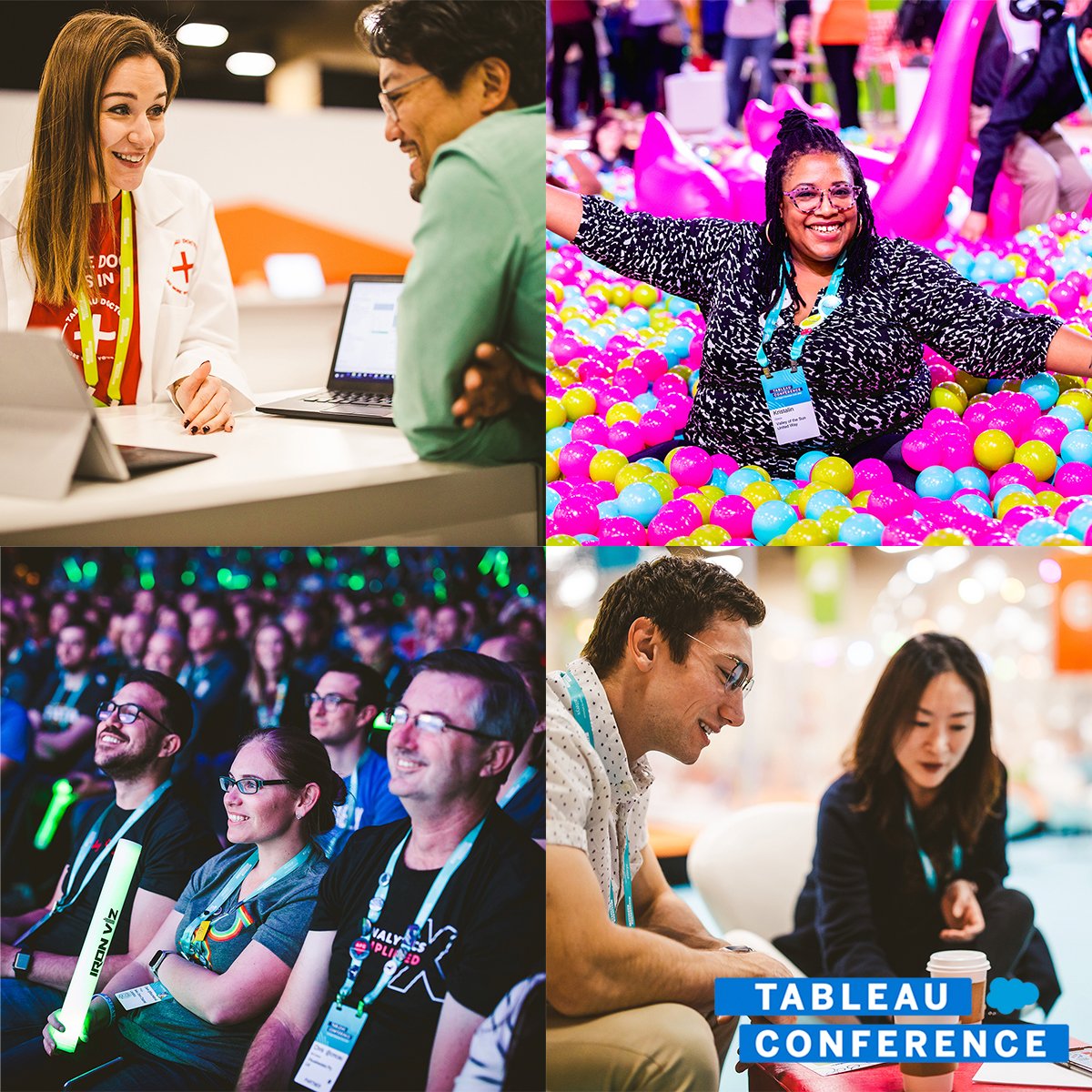 tableau's tweet photo. This is our happy place #Data22 https://t.co/Z4H1QXrPvI