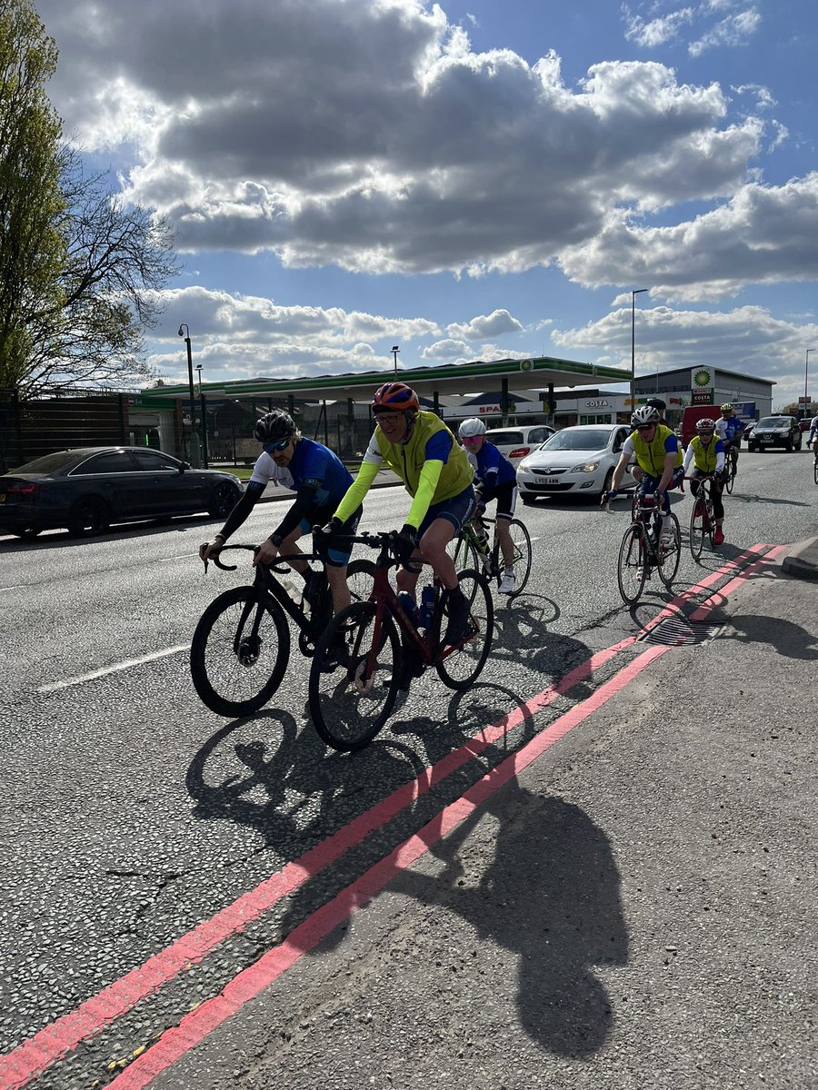 OutCyclingUK's tweet photo. At The Hawthorns with @helengoth to welcome back the heroic @blinddaveheeley and team as they arrive home from #escapefromcolditz 
Congratulations to you all 🎉🎉
You can still donate here 👇🏻
https://t.co/Qn7uzG7FJH… https://t.co/HjKSEGvseM
