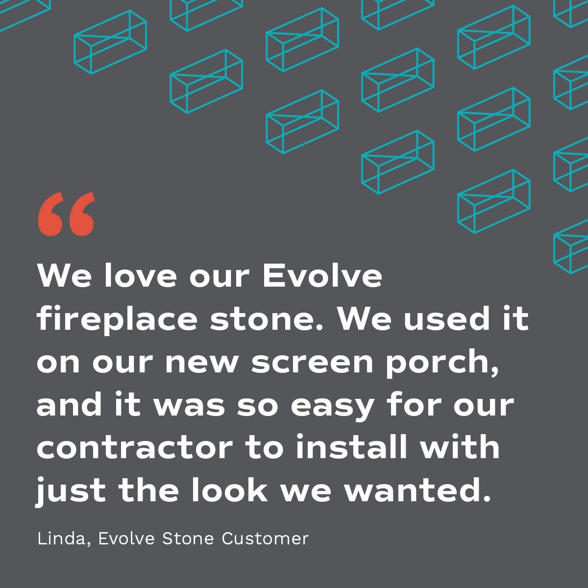 Thank you for your review, Linda! Here at Evolve Stone, we take pride in providing an easy-to-install product that improves the process for both homeowners and contractors. #Review #NailIt #EasyToInstall