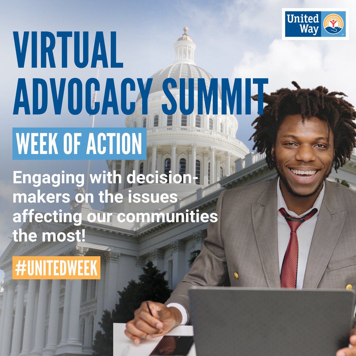 We are excited to participate in the 2022 #VirtualAdvocacySummit, where we will engage with Legislative and Statewide leaders on issues which affect our communities the most. Follow along for a Week of Action and education on our communities’ top priorities!  #UnitedWeek
