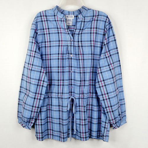 bevsshop's tweet image. New Without Tags Blair Button-Up Blue Regular L Women Tunic V-Neck Casual Long Sleeve Plaid Top #blair #buttonup #buttonfront #tunic #longsleeve #plaid #womenstop #fashion #womensfashion #ebay ebay.com/itm/1153576616… #eBay via @eBay