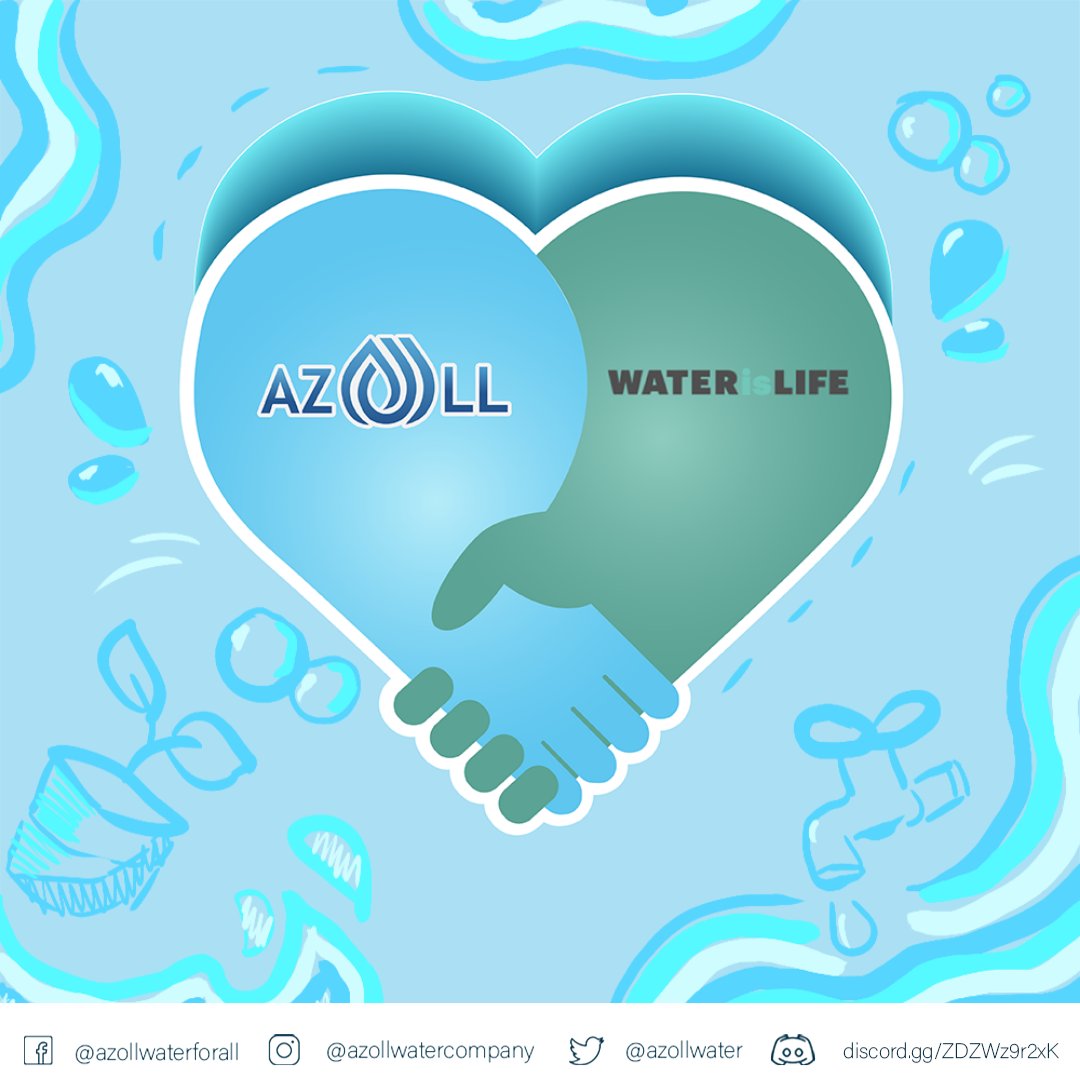 Azoll Water Project (@azollwater) on Twitter photo Whom we’re teamed with?
Azoll is currently teamed with the <a href="/WaterIsLife/">WATERisLIFE.com</a> Organization.
We did this so we can make an impact efficiently and effectively, while also focusing on what we do best - creating. Whom we’re teamed with?
Azoll is currently teamed with the <a href="/WaterIsLife/">WATERisLIFE.com</a> Organization.
We did this so we can make an impact efficiently and effectively, while also focusing on what we do best - creating.