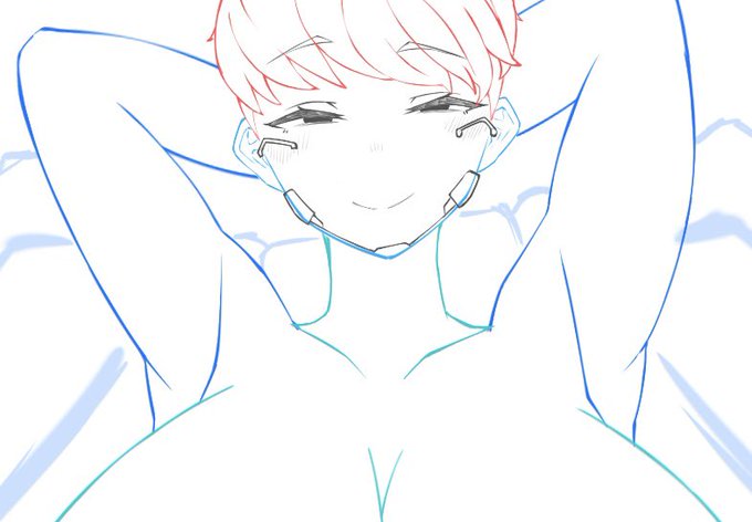 かなり久々に描いてる。
カイリちゃんえちちですこなのだ。 