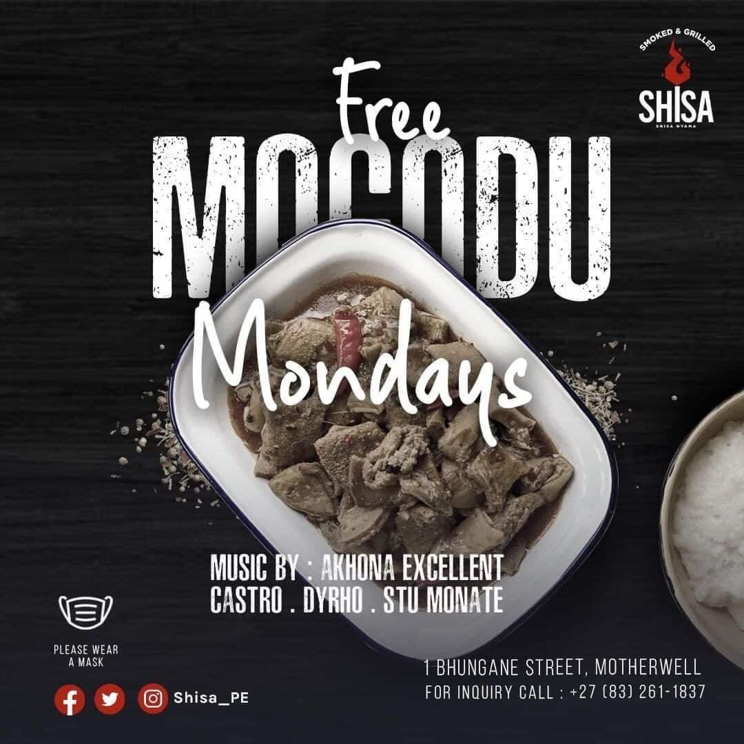 Ngomvulo sime kanje, it’s #ShisaMogoduMondays 🔥

Serving starts at 6pm. Enjoy your first serving on us 😉

Our butchery is open from 12pm. 

#SHISA🔥